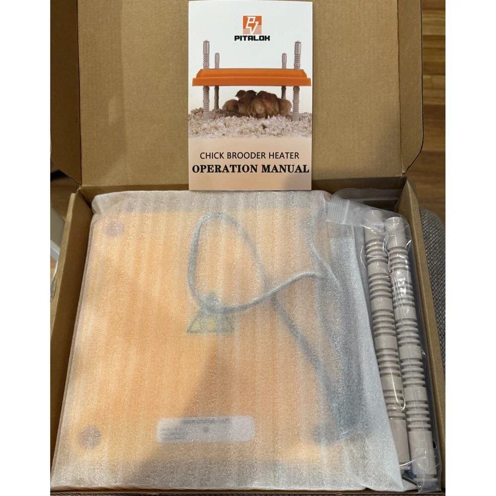 Brooder Heater for Chicks Height Adjustable Heating Plate 10x10 15 Chicks